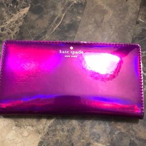 Chrome color Kate spade wallet